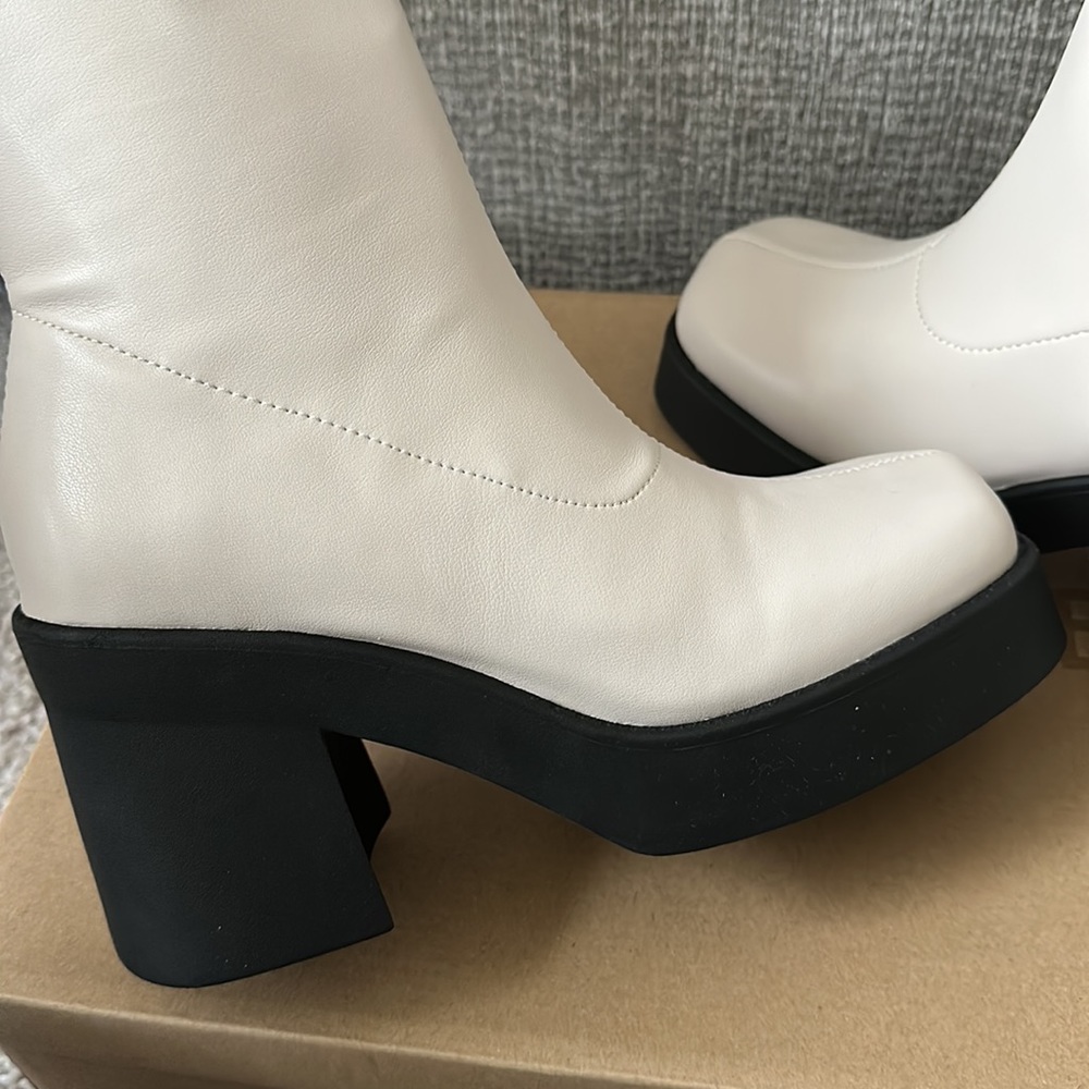 Steve Madden Klayton Bone Boots size 7.5 - Picture 3 of 4